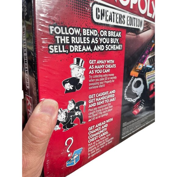 Monopoly Cheaters Edition Board Game new sealed box SKU 9344 - Picture 2 of 7